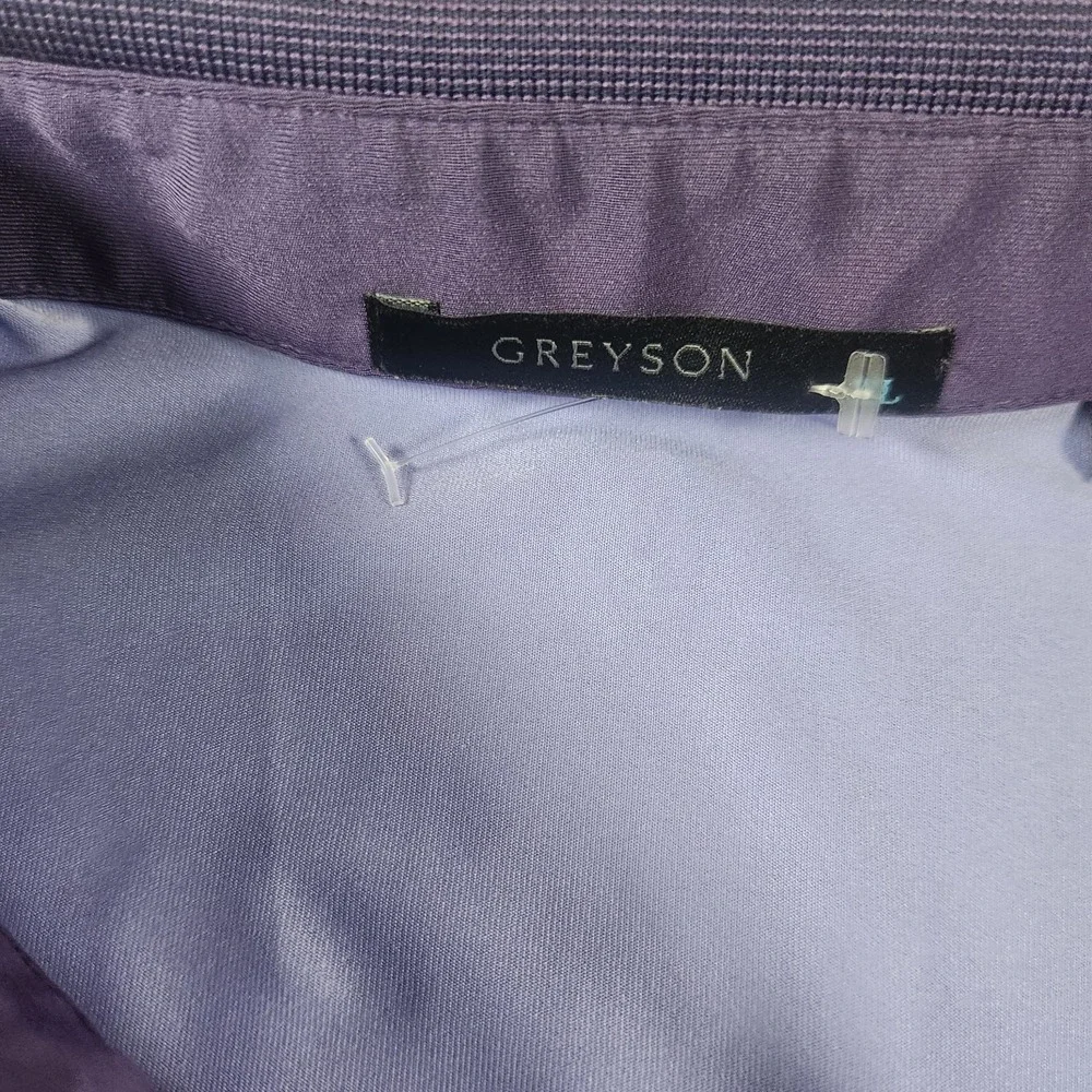 Greyson Golf Polo Shirt Men's XL Purple Octopaisley Print - Picture 2 of 8